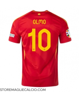 Spagna Dani Olmo #10 Maglia Gara Casa Repliche Europei 2024